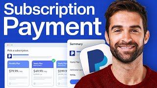 How To Set Up Recurring Payments (2025) | Set up PayPal Subscription Payment Tutorial