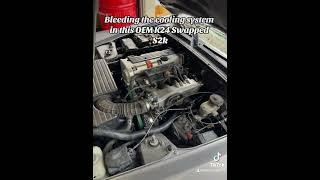 Bleeding coolant system in this OEM k24 swapped S2000