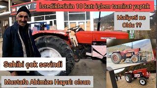 15 Yıldır  Bakım Yapılmayan Traktörü Sahibine Teslim Ettik / Mustafa abinin Mutluluğu