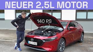 2025 Mazda3 2.5L e-Skyactiv G 140: JA zu mehr Hubraum...aber eine Sache fehlt ihm jetzt - Autophorie