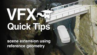 Mastering Workflows: Scene Extension using Reference Geometry Created in PFTrack