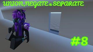 Union, Negate и Separate! Как сделать Дырку в Part? Roblox Studio ГАЙД #8