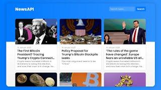 Create a News API Using HTML CSS & JavaScript | newsapi.org