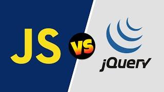 JavaScript vs jQuery | Difference between JavaScript and jQuery