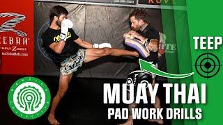 Muay Thai Kicks - Using Teeps to Control and Close the Distance with Tyler Wombles