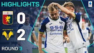 GENOA-VERONA 0-2 | HIGHLIGHTS | Verona seal second win in three | Serie A 2024/25