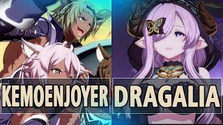 GBVSR:KemoEnjoyer (Lowain) Vs Dragalia (Narmaya B.Butterfly)| High Level Gameplay.