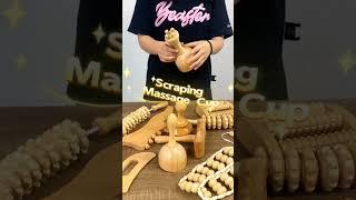 Colombian Massage Wood Set Muscle Relief Tools Professional Wood Therapy Tools Guasha Therapy Tools