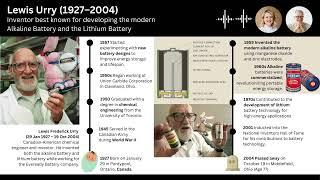 Lewis Urry Biography (Alkaline Battery) #history #biography #batteries #sciencepodcast