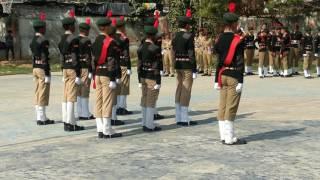 squad drill competition at pg dav college by gb pant ncc cadets