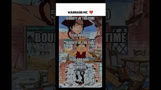 Smoker Chasing Luffy with a 30M Bounty vs Ace at 550M  | One Piece Meme