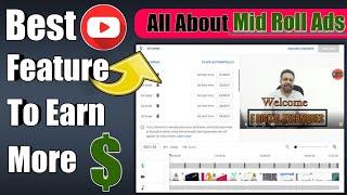 mid roll ads youtube | How to set up Pre roll mid roll and post roll ads in your YouTube video