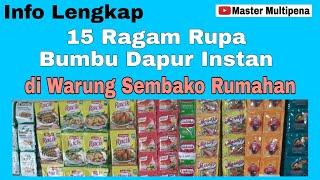 15 Ragam Rupa Bumbu Dapur Instan di Warung Sembako