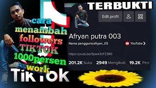 CARA TIKTOK BANYAK FOLLOWERS