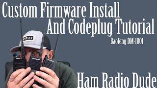 NO LONGER WORKS BaoFeng DM1801 - Installing OpenGD77 Custom Firmware and Configuring a Codeplug
