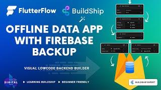 #BuildShip + #FlutterFlow - Offline Data App with Firebase Backup!