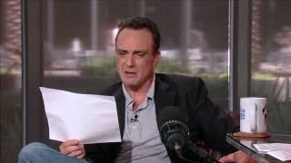 Hank Azaria, as various Simpsons characters,  reads ump's statement about ejected Phillies fan