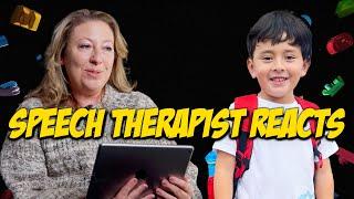 Speech Therapist Reacts to Speech Therapy Session