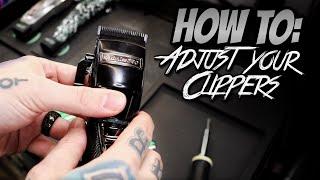 HOW TO ZERO GAP CLIPPERS  Adjusting Clipper Blades for Beginner Barbers