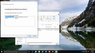 Windows 10 and 11 - How to Import a Certificate to your personal certificate store.