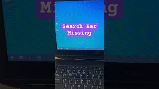 Search Box Missing From Taskbar In Windows 10