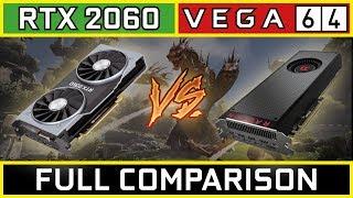 RTX 2060 vs RX Vega 64 | Full Comparison in 25+ Games