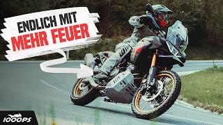 Kann die Rally auch Asphalt? Aprilia Tuareg 660 Rally 2025 im Reiseenduro Onroad Test