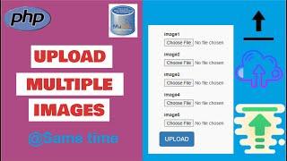 How to upload multiple images in the database using php