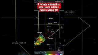 (EXPIRED) A tornado warning has been issued in Texas. #tornado #shorts