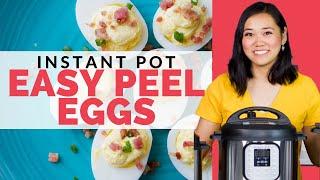 PERFECT Boiled Eggs in the INSTANT POT with EASY-PEEL HACK