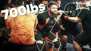 700lb SQUAT at 195lb Body Weight - Hayden Bowe @ Boss of Bosses VI