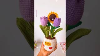 Marta tulip - Patrón disponible  #amigurumi #crochet #girasoles #munaycrochet #tulipanestejidos