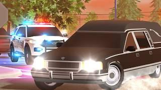 Criminals STEALS Mayor's Hearse to escape POLICE. (Roblox RP)