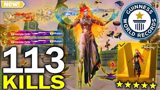 113 KILLS! BEST LOOT GAMEPLAY TODAY with NEW ULTIMATE SET in STEAMPUNK FRONTIER MODEPUBG MOBILE