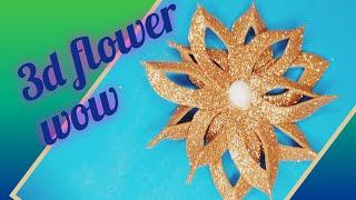 how to make 3d flower#flowers ||flower tutorial||zenith creation||