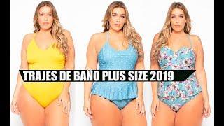 Trajes de  baño para gorditas 2019 | MODA PLUS SIZE ️️