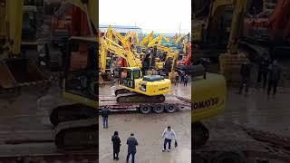 Excavator driving skills #shorts 221