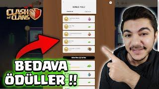 BEDAVA ÖDÜLLERİ SAKIN KAÇIRMAYIM !! - Clash Of Clans