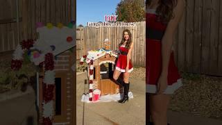 DIY GINGERBREAD HOUSE  A fun Christmas project for outdoor decor #christmasdiy #gingerbreadhouse
