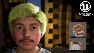 Create Hair in Unreal Engine 5 | Groom Tutorial  Works in UE5