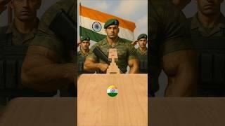 Hindustani Soldier 🪖 Jai Hind Jai Bharat Mata Indian National Anthems (Part 67) #shorts #indianarmy