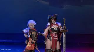 Cosplay defile - Agi, Ониксия Софиникум - Бэйдоу, Каэдехара Казуха - Genshin Impact
