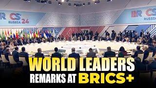 Kazan, Russia | BRICS Summit 2024 | World leaders Remarks at BRICS+ | India | Russia | Middle east