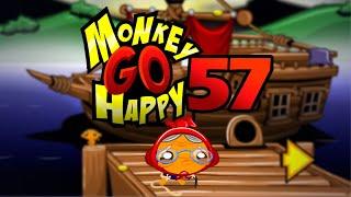 Игра "Счастливая Обезьянка 57" (Monkey GO Happy 57) - прохождение