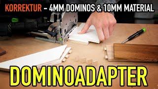 4mm Dominos an der DF 700 XL mit Adapter - KORREKTURVIDEO - Mikes Toolshop