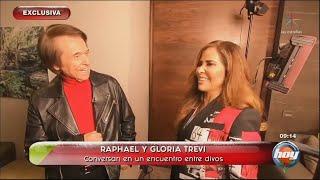 Exclusiva.Raphael y Gloria Trevi en "Hoy".México.Canal de las Estrellas.2019.