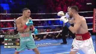 Teofimo Lopez (17-1-0) vs Sandor Martin (40-2-0) Full Fight Pelea completa