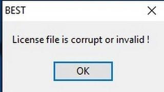 infinity best license file corrupt or invalid 100% Solved [100%]