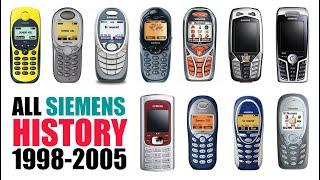 SIEMENS ALL PHONES HISTORY & EVOLUTION 1998-2005