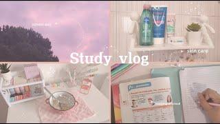 STUDY VLOG: Romanticizing studying | School day routine